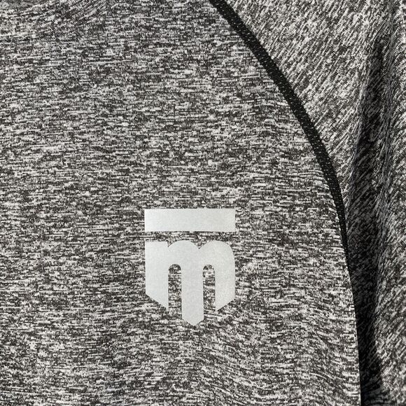 Mongoose Mens Long Sleeve Crew Neck Loose Fit Cycling Shirt Size S Gray Outdoors - Picture 4 of 10